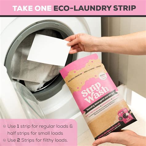 ecoLiving Laundry Detergent Strips (24 Sheets) | Eco-Friendly ...