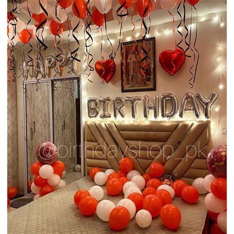 Red and silver birthday package – Birthday Shop