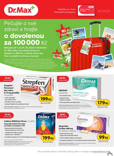 Dr Max Czech - Dr.Max leták 10-23 - Strana 1