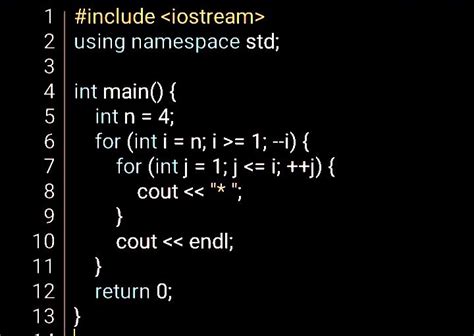 Image result for Different Inverted Piramid with Numbers Pattern Printing C Programs