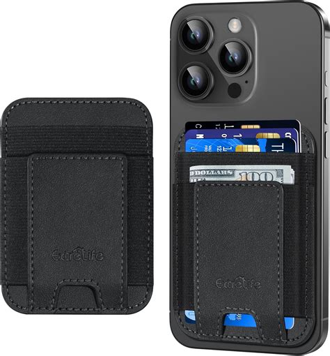 Amazon.com: ExtreLife Phone Card Holder, Leather Wallet Stick On ...