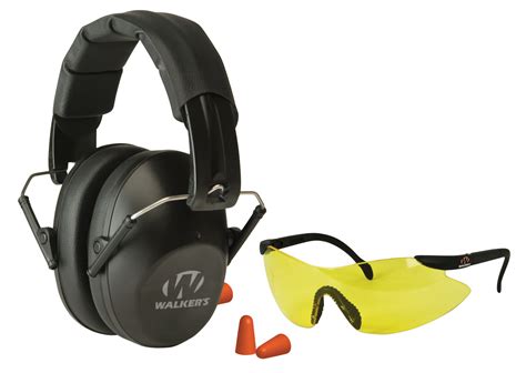 Walkers Game Ear Pro Low Profile Wlkr Gwp-fpm1-gfp Prolow Combo Pack - Shooting Glasses ...