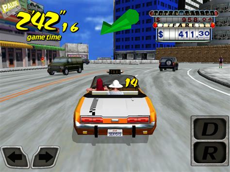 Play Crazy Taxi Arcade Game