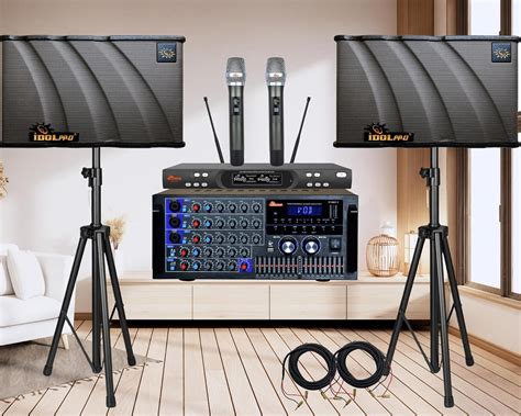 IDOLmain 3000W Bluetooth Mixing Amplifier with OpticalHDMI India | Ubuy