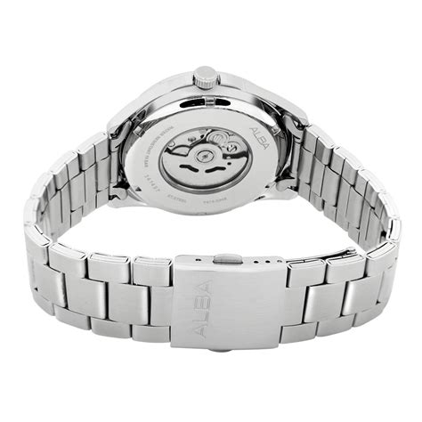 AU4031X1 Black Skeleton Dial Watch with White Hands Automatic Watch ...