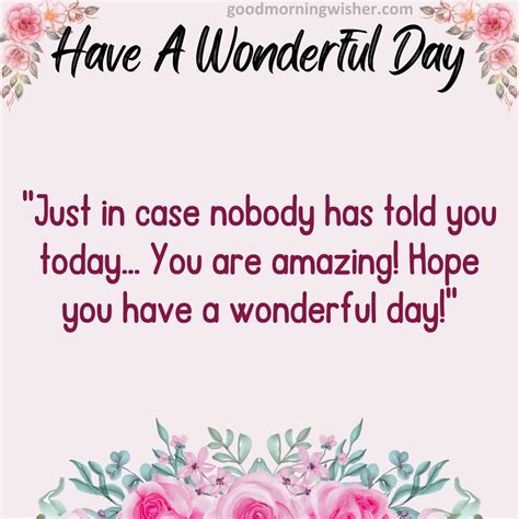 Have A Wonderful Day Images Good Morning Images | "Wishing You A