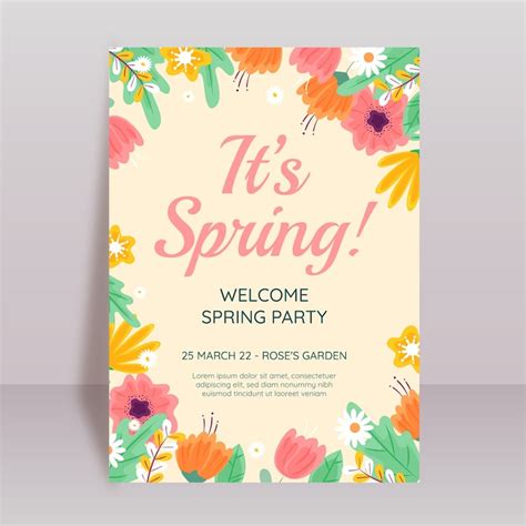Spring invitation Images - Free Download on Freepik
