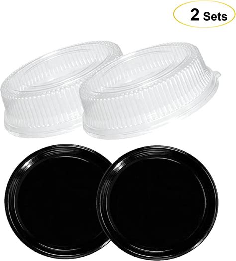 Buy Party Essentials Soft Plastic 12-Inch Round Flat Serving/Catering ...