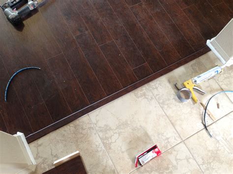 Smooth Transitions: Laminate Floor To Tile - Home Tile Ideas
