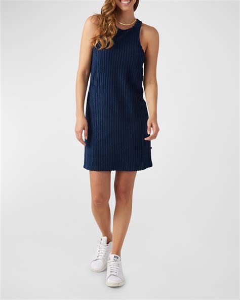 Sol Angeles Riviera Terry Cloth Poncho Dress | Neiman Marcus