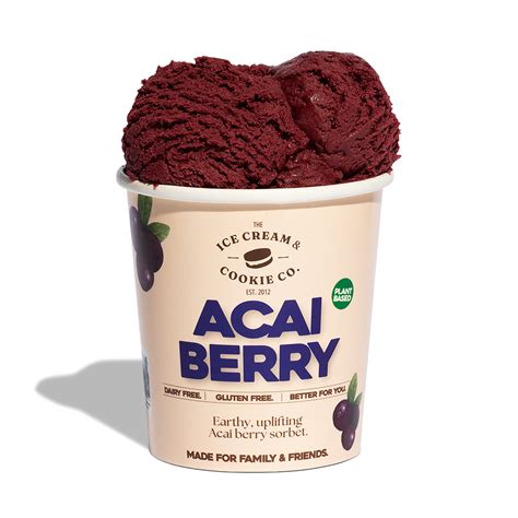 Acai Berry Frozen Dessert – The Ice Cream & Cookie Co.