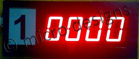 micro designs - 4-digit Token display system
