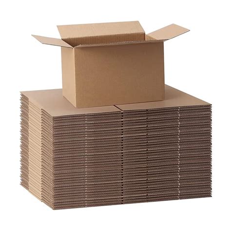 CRUGLA 6x4x3 Shipping Boxes Corrugated Cardboard Boxes Mailers Shipping ...
