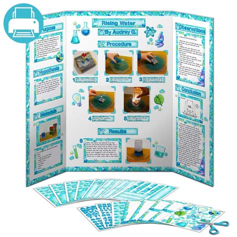 Chemistry Science Fair - Display Board Poster Project Kit | Science ...