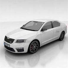 Model Octavia Rs by Skoda Octavia Rs 3d Model Model Octavia Rs