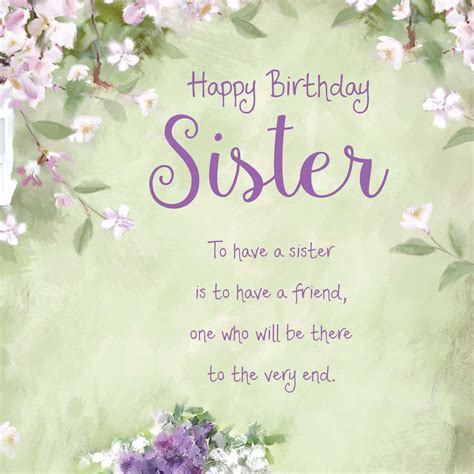 Printable Birthday Cards For Sister