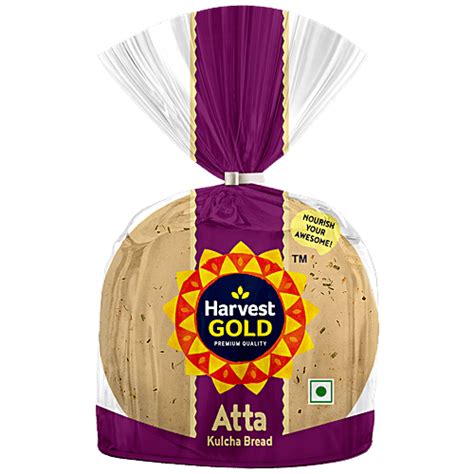 Buy Harvest Gold Atta Kulcha Bread - Premium Quality, Fresh, 100% ...
