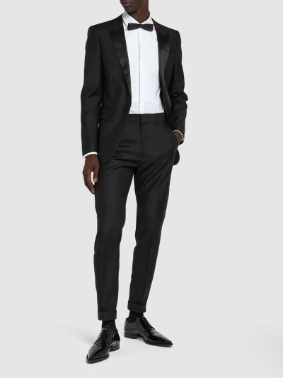 Berlin fit single breasted wool suit - Dsquared2 - Men | Luisaviaroma