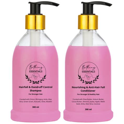 Buy Bathing Essentials Natural Anti Hair Fall & Dandruff Control ...