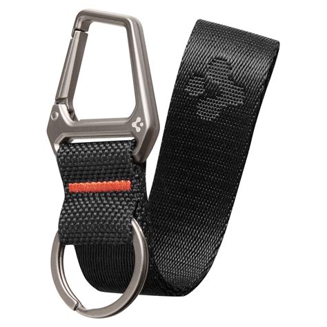 Carabiner Black Strap + Key Ring – Spigen India