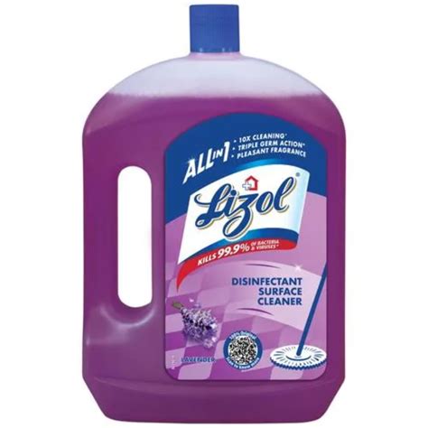 Lizol Disinfectant Surface & Floor Cleaner Liquid - Lavender, 2 L ...