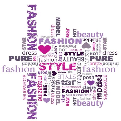 Premium Vector | A word cloud with the word fashion on it