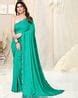 Buy Turquoise green Sarees for Women by MIRCHI FASHION Online | Ajio.com