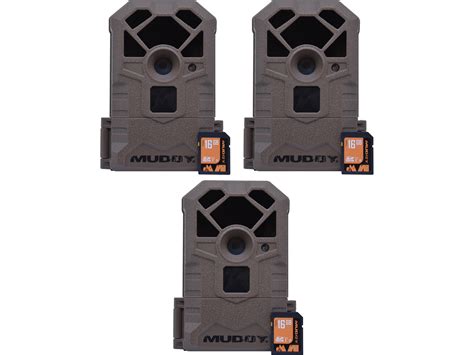Muddy MTC100 Trail Camera 14 MP Combo 3PK