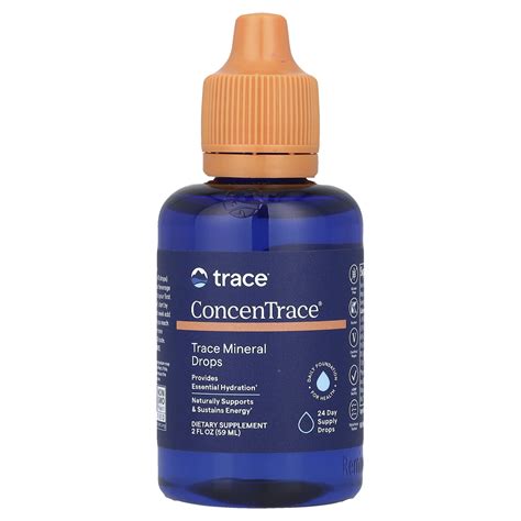 Trace Minerals, ConcenTrace®, Trace Mineral Drops, 2 fl oz (59 ml ...