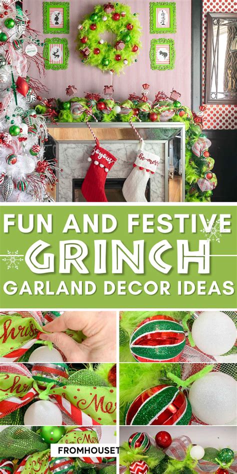 DIY Grinch Garland - A Step-By-Step Tutorial | Diy christmas garland ...