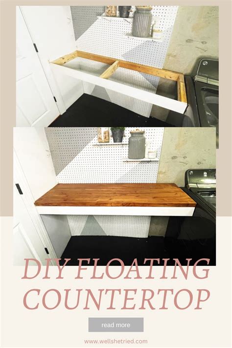 Image result for How to Build Support for Floating Countertop