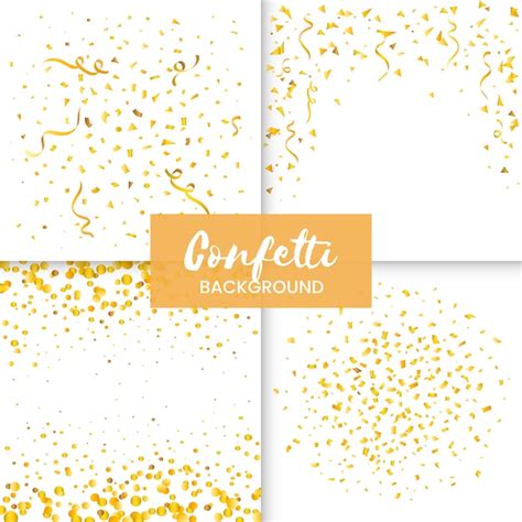 Konfetti | Kostenlose Vektor