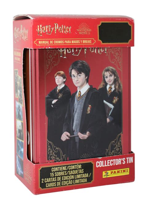 HARRY POTTER - PANINI - THE WIZARD'S HANDBOOK - RED COLLECTOR'S TIN ...