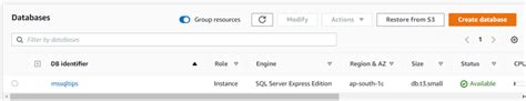 Image result for Amazon RDS and SQL Server Password