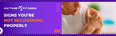 Signs You’re Not Recovering Properly - Anytime Fitness