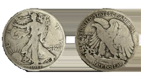 1917 Walking Liberty Half Dollar Value, Varieties & Mint Mark