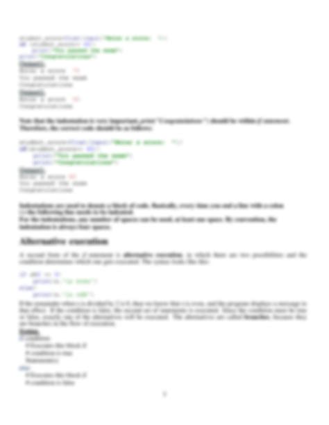 Conditionals in Python 的图像结果