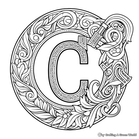 Letter C Coloring Pages Free Printable Coloring Page Introducing The