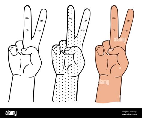 Peace Symbol With Fingers