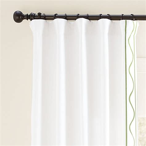 Gwin Embroidered Wave Panels & Cotton Twill Lining for Privacy & Sun ...