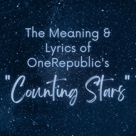 Counting Stars Lyrics 的图像结果