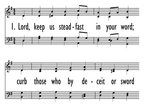 LORD, KEEP US STEADFAST IN YOUR WORD (Gray Psalter 598 to Gray Psalter ...