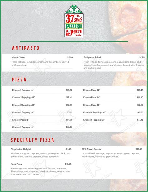 Thirty Seventh Street Pizzaria