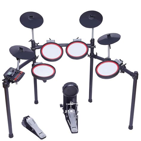 Vault Impact Fusion Electronic Drum Kit with Dual Zone Mesh Pads, Dual ...