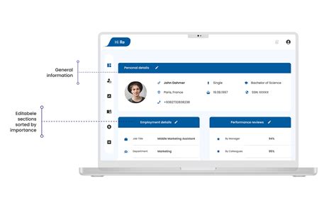 Image result for User Interface Human Resource Management System