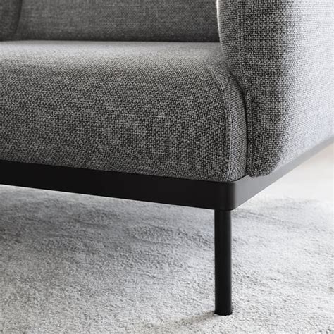 ÄPPLARYD 3-seat sofa, Lejde grey/black - IKEA