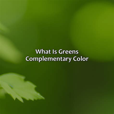 Green Eyes Complementary Colors at Kate Mackinlay blog