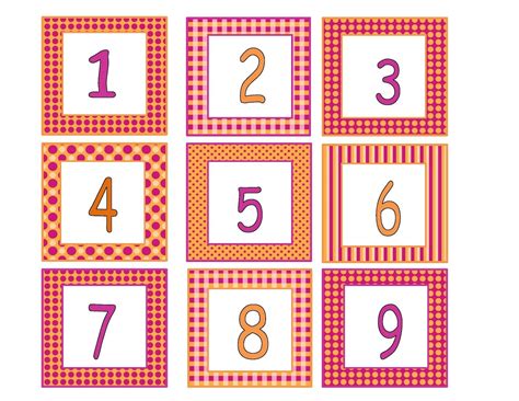 Free Printable Calendar Numbers For Pocket Chart | Plan Your Year Easily!