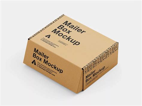 Mailer Box PSD Mockups