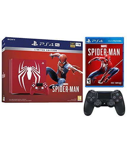Buy Playstation 4 Pro Marvel's Spider-Man Limited Edition Amazing Red ...